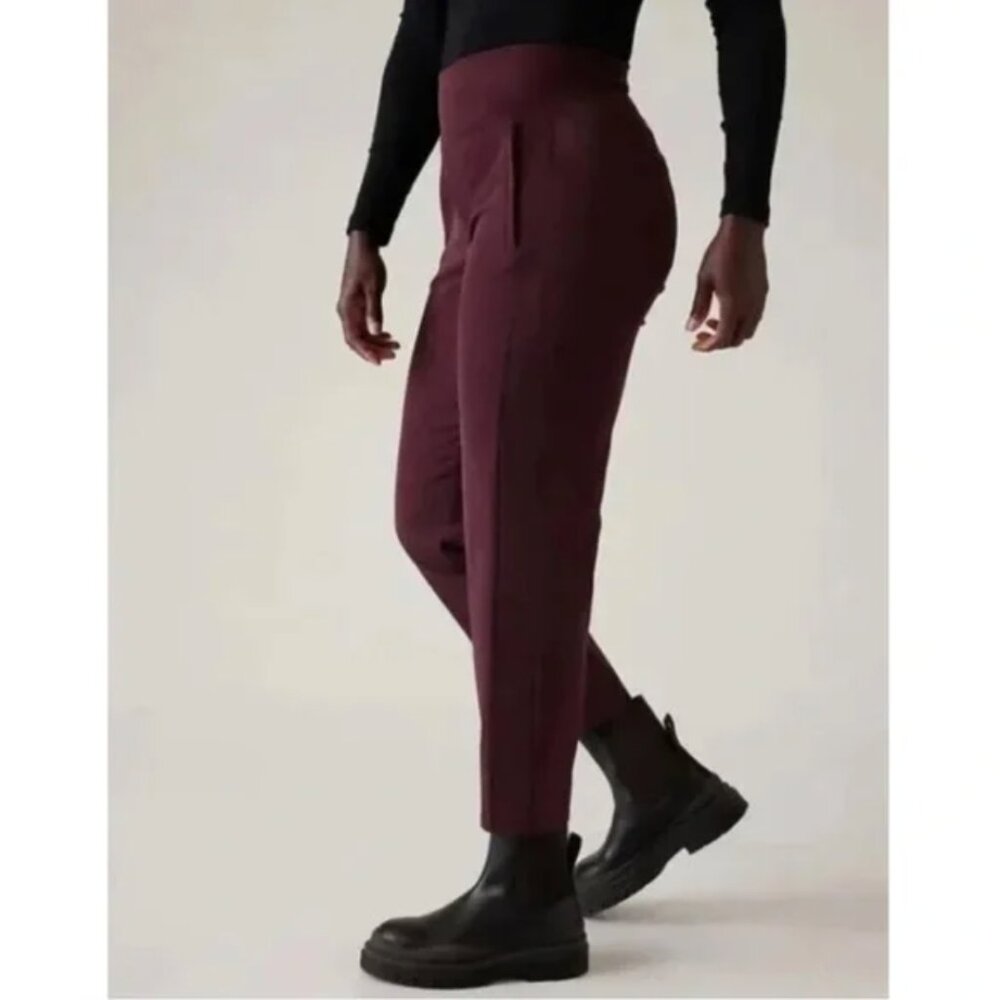 Athleta Endless High Rise Pant NWT in Spiced Cabernet - Picture 2 of 4